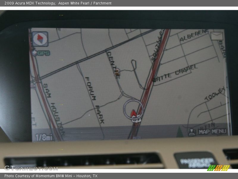 Aspen White Pearl / Parchment 2009 Acura MDX Technology