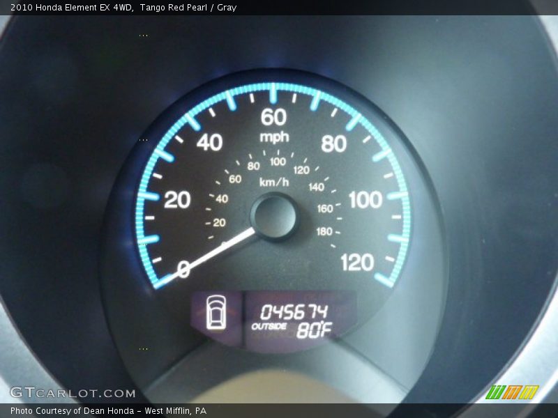 Tango Red Pearl / Gray 2010 Honda Element EX 4WD
