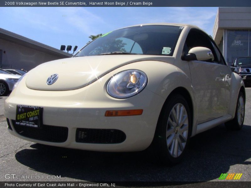 Harvest Moon Beige / Cream Beige 2008 Volkswagen New Beetle SE Convertible