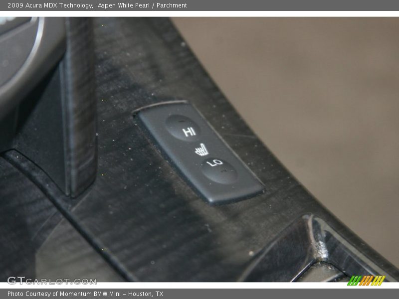 Aspen White Pearl / Parchment 2009 Acura MDX Technology