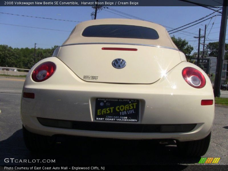 Harvest Moon Beige / Cream Beige 2008 Volkswagen New Beetle SE Convertible