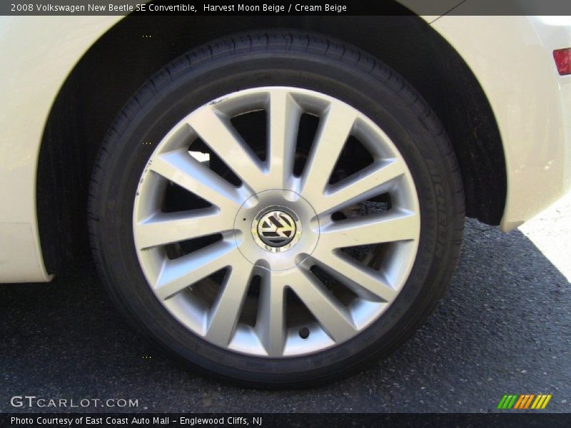 Harvest Moon Beige / Cream Beige 2008 Volkswagen New Beetle SE Convertible