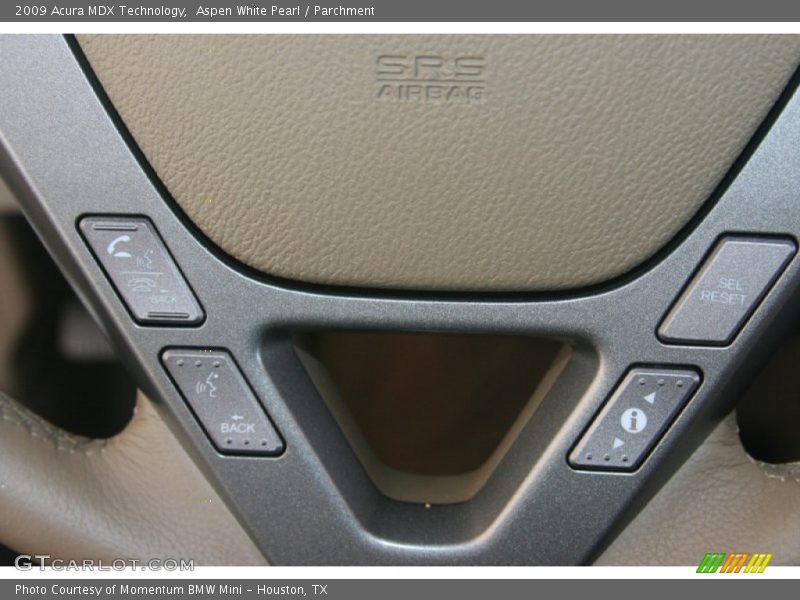 Aspen White Pearl / Parchment 2009 Acura MDX Technology
