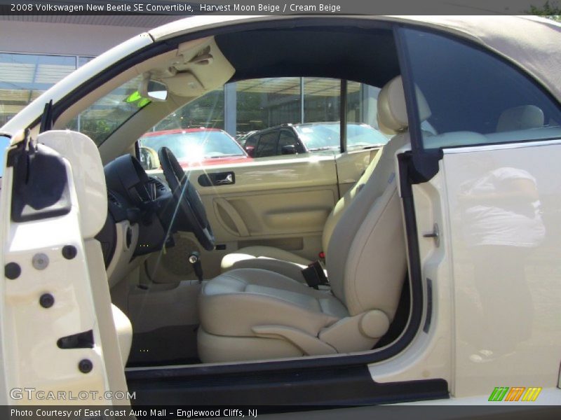 Harvest Moon Beige / Cream Beige 2008 Volkswagen New Beetle SE Convertible