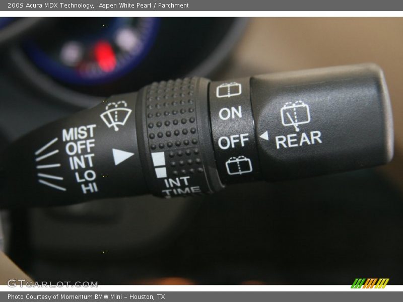 Aspen White Pearl / Parchment 2009 Acura MDX Technology