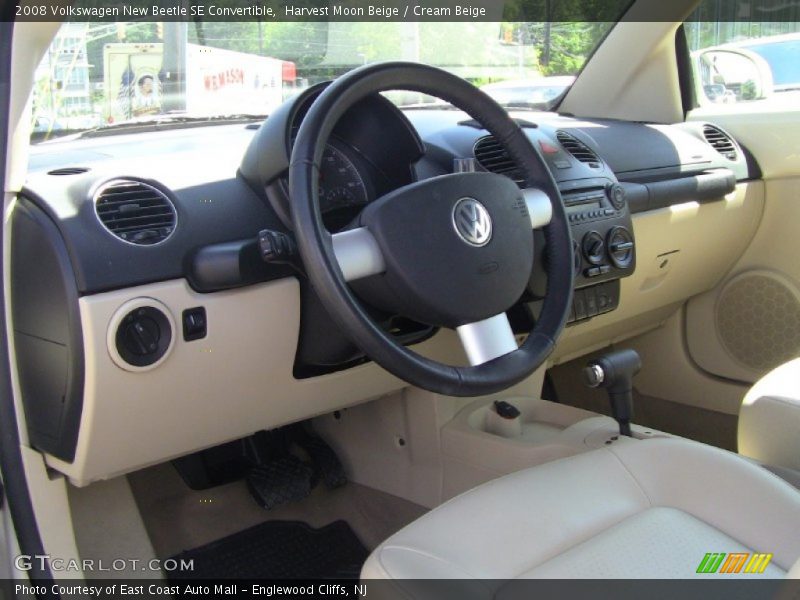  2008 New Beetle SE Convertible Cream Beige Interior