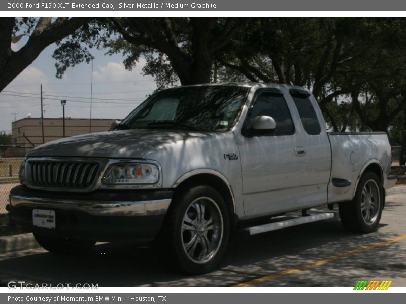 Silver Metallic / Medium Graphite 2000 Ford F150 XLT Extended Cab