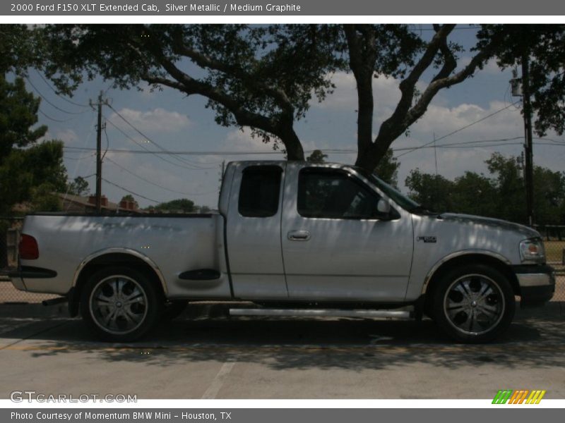 Silver Metallic / Medium Graphite 2000 Ford F150 XLT Extended Cab