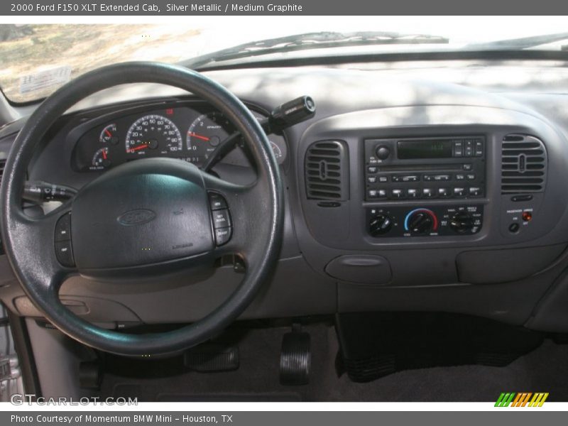 Silver Metallic / Medium Graphite 2000 Ford F150 XLT Extended Cab
