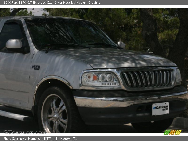 Silver Metallic / Medium Graphite 2000 Ford F150 XLT Extended Cab