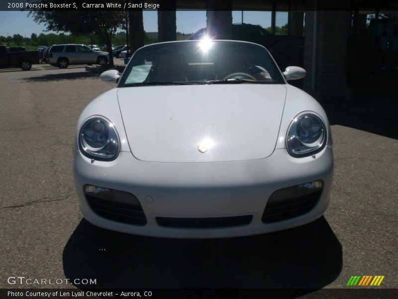 Carrara White / Sand Beige 2008 Porsche Boxster S