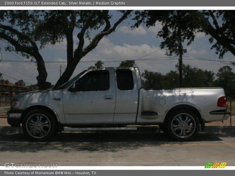 Silver Metallic / Medium Graphite 2000 Ford F150 XLT Extended Cab