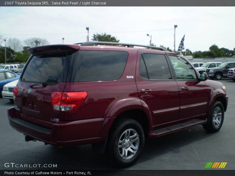Salsa Red Pearl / Light Charcoal 2007 Toyota Sequoia SR5