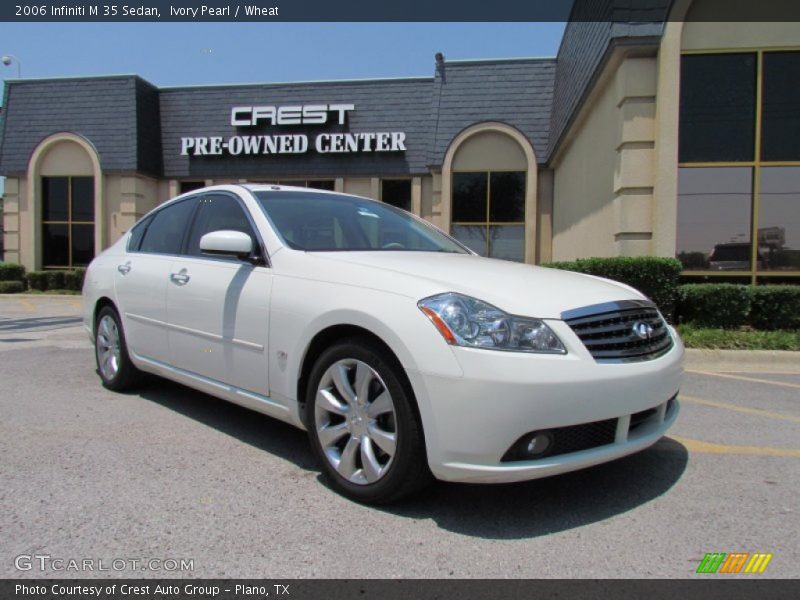 Ivory Pearl / Wheat 2006 Infiniti M 35 Sedan