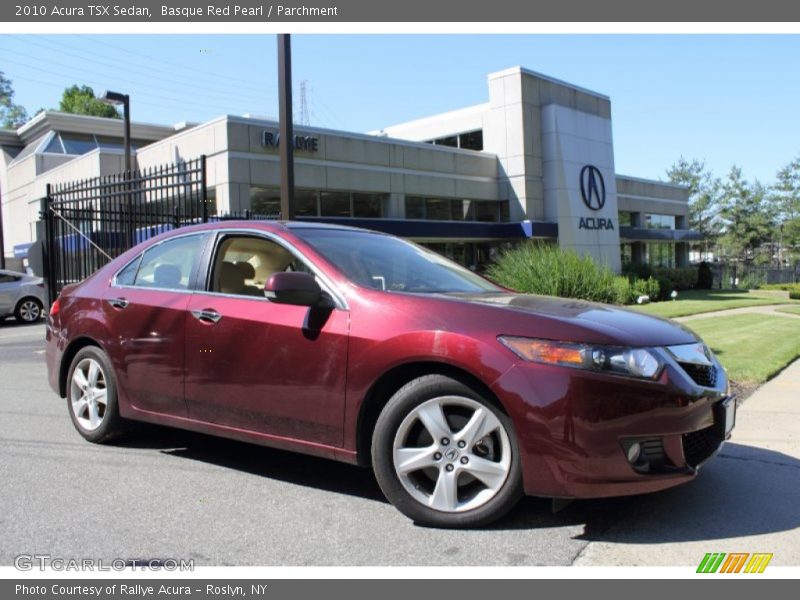 Basque Red Pearl / Parchment 2010 Acura TSX Sedan