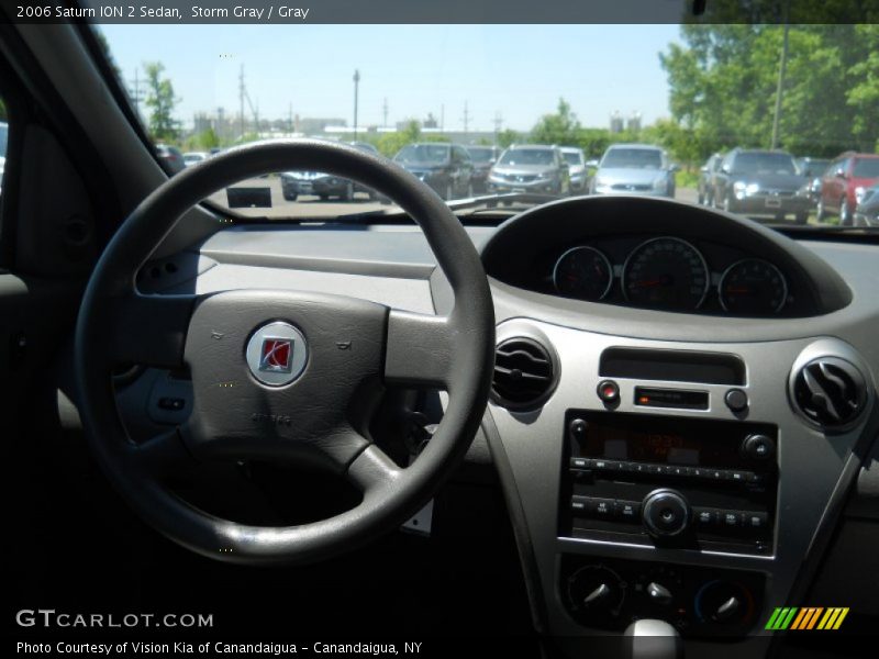Storm Gray / Gray 2006 Saturn ION 2 Sedan