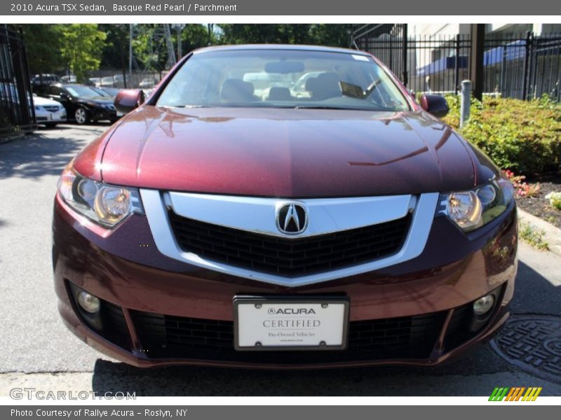 Basque Red Pearl / Parchment 2010 Acura TSX Sedan