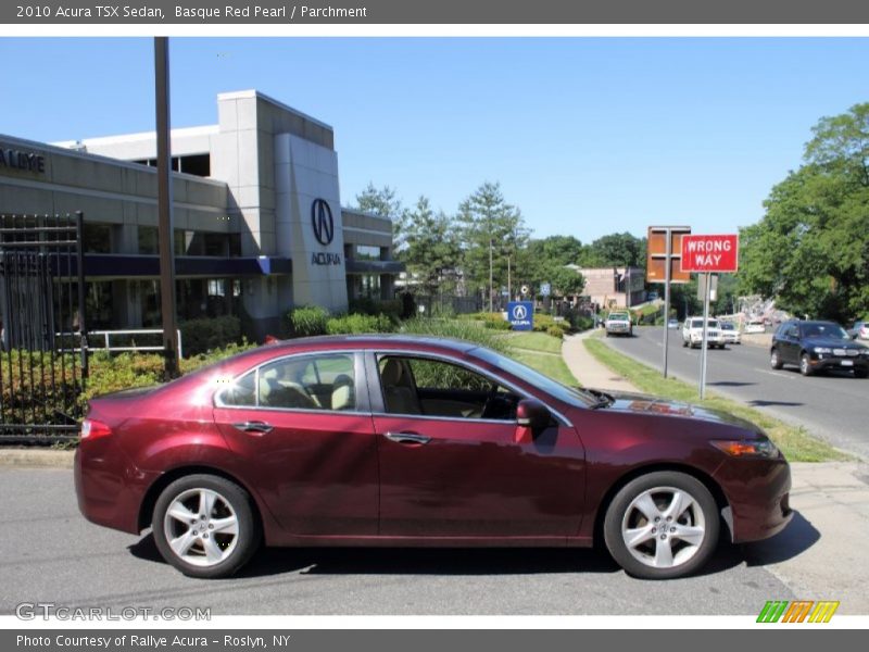 Basque Red Pearl / Parchment 2010 Acura TSX Sedan
