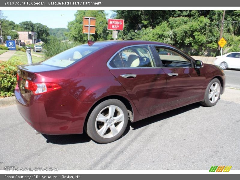 Basque Red Pearl / Parchment 2010 Acura TSX Sedan