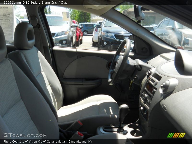 Storm Gray / Gray 2006 Saturn ION 2 Sedan