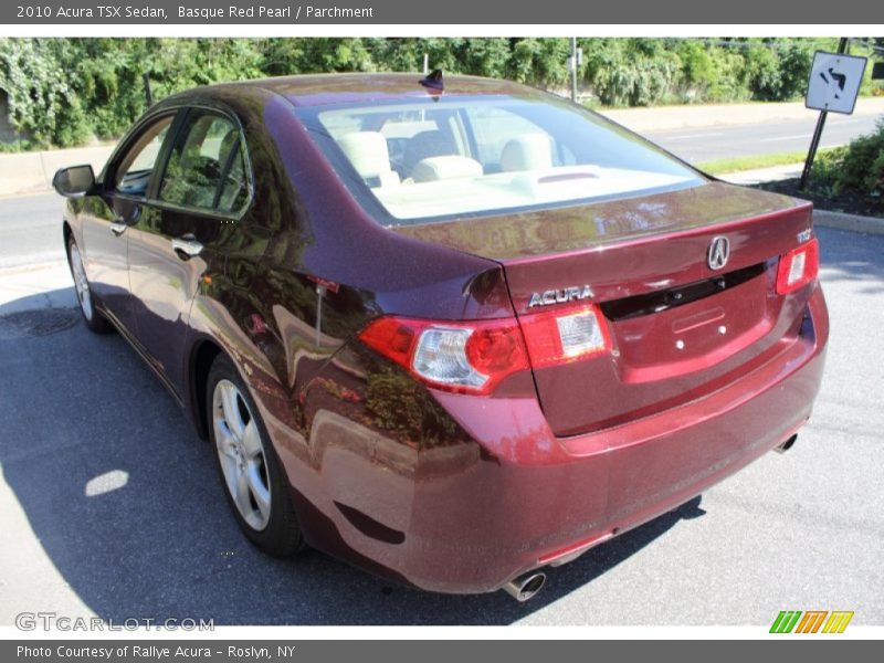 Basque Red Pearl / Parchment 2010 Acura TSX Sedan