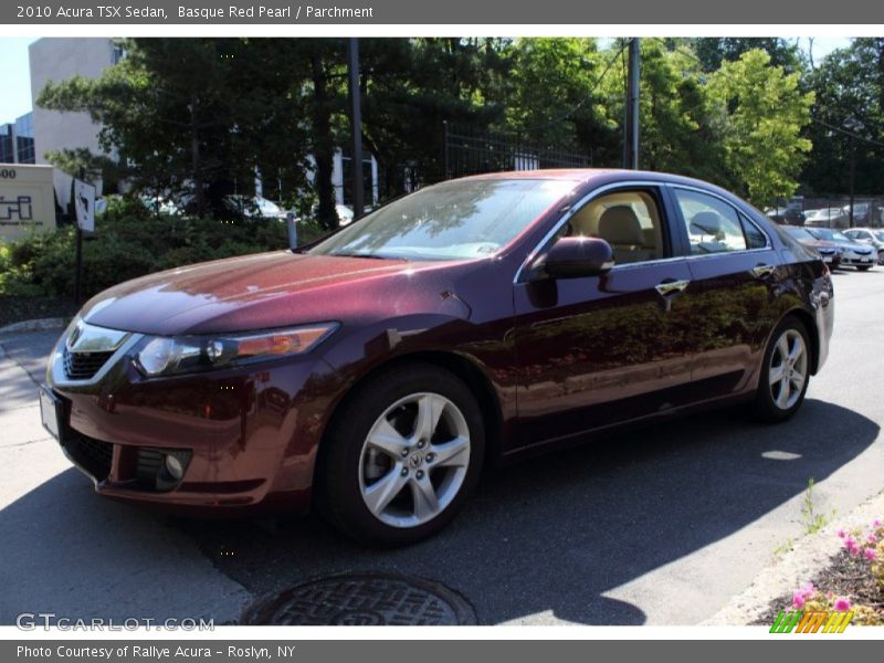Basque Red Pearl / Parchment 2010 Acura TSX Sedan