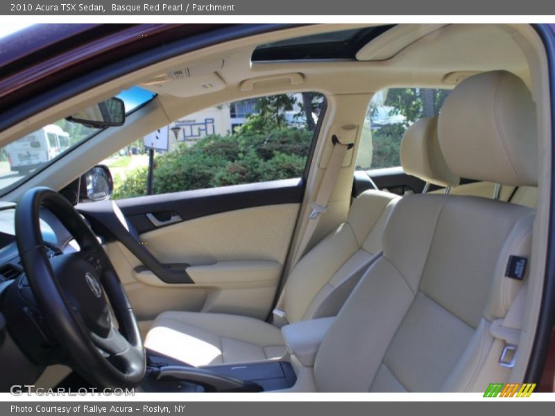 Basque Red Pearl / Parchment 2010 Acura TSX Sedan