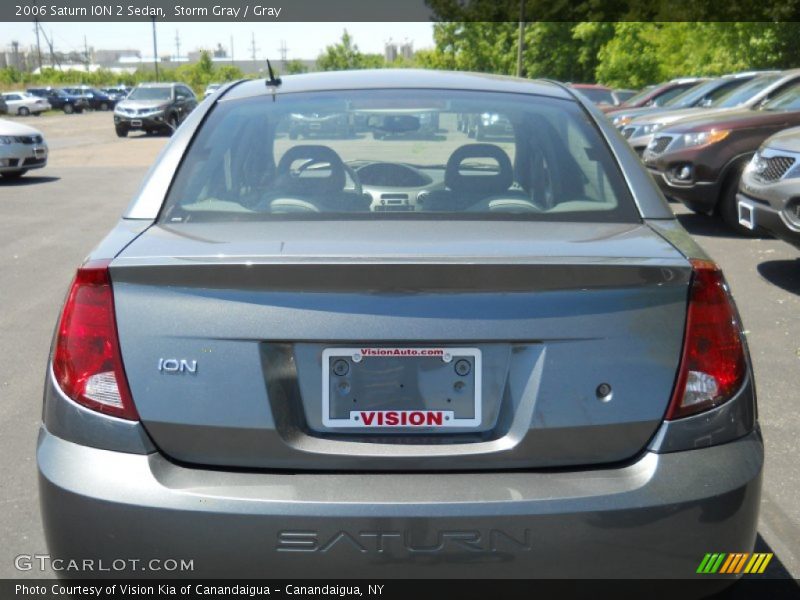 Storm Gray / Gray 2006 Saturn ION 2 Sedan
