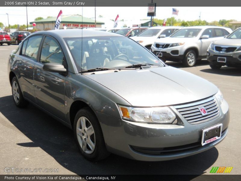 Storm Gray / Gray 2006 Saturn ION 2 Sedan