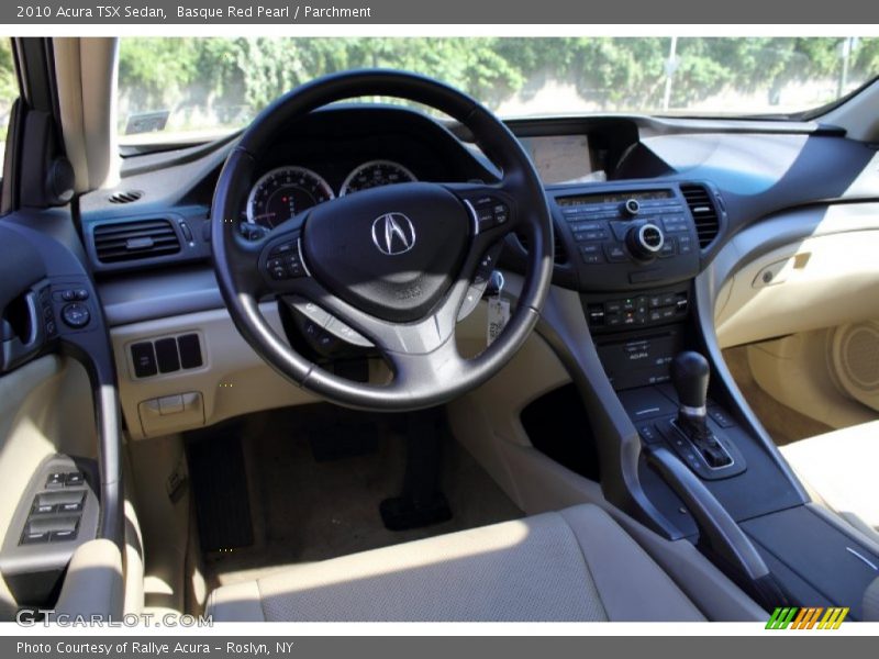 Basque Red Pearl / Parchment 2010 Acura TSX Sedan