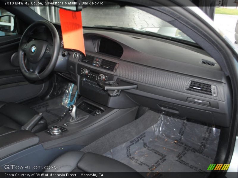 Silverstone Metallic / Black Novillo 2010 BMW M3 Coupe