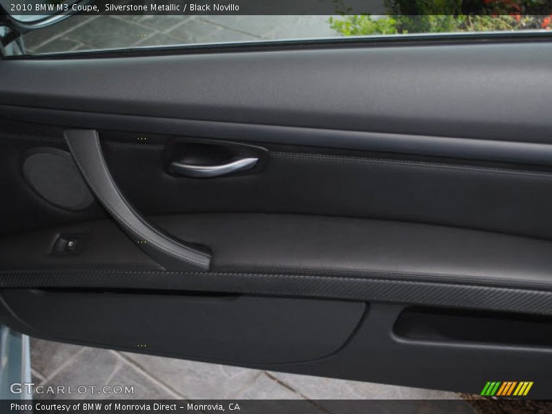 Silverstone Metallic / Black Novillo 2010 BMW M3 Coupe