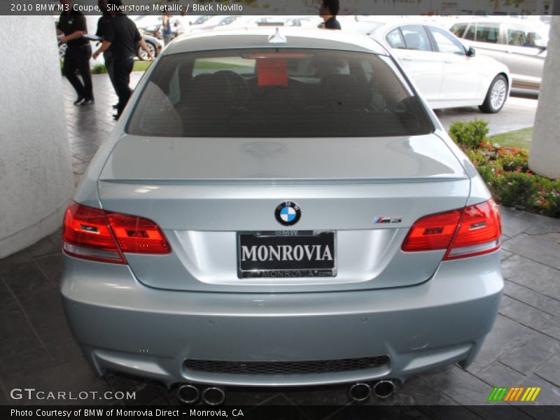 Silverstone Metallic / Black Novillo 2010 BMW M3 Coupe