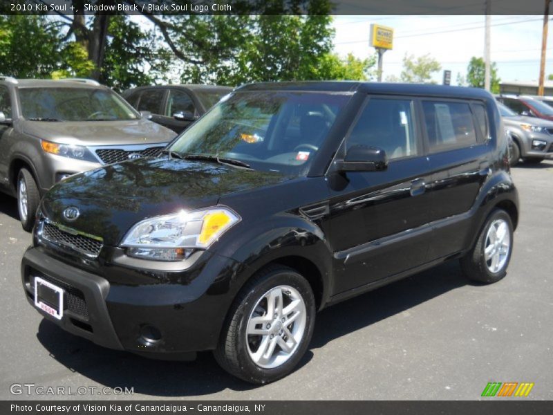 Shadow Black / Black Soul Logo Cloth 2010 Kia Soul +
