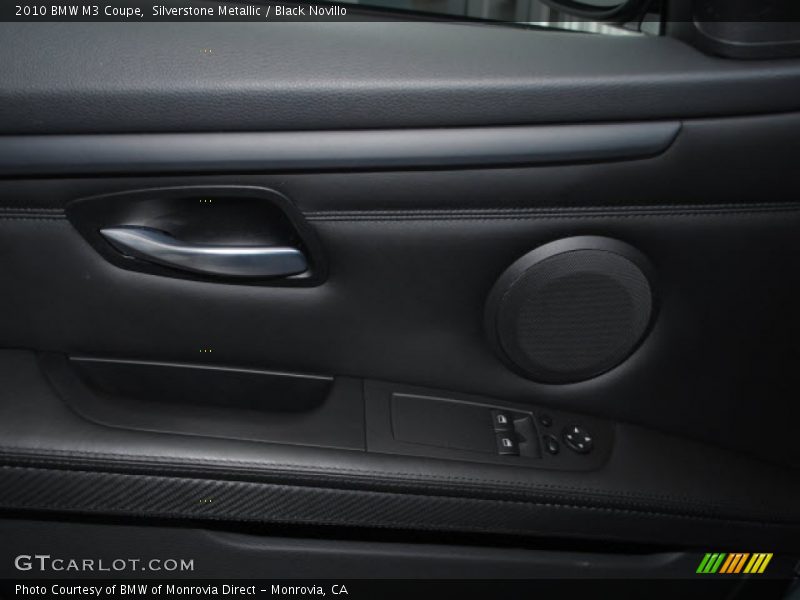 Silverstone Metallic / Black Novillo 2010 BMW M3 Coupe