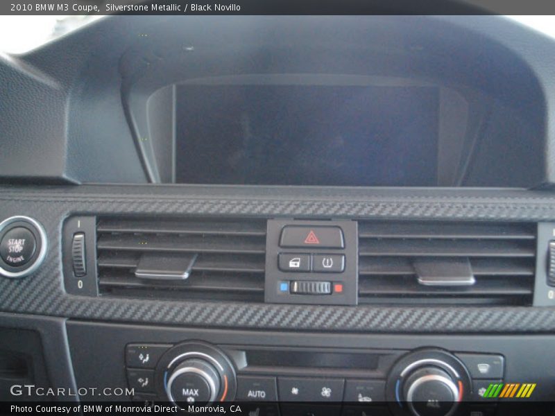 Silverstone Metallic / Black Novillo 2010 BMW M3 Coupe