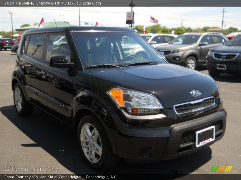 Shadow Black / Black Soul Logo Cloth 2010 Kia Soul +