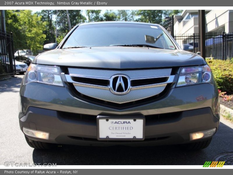 Nimbus Gray Metallic / Ebony 2007 Acura MDX Technology