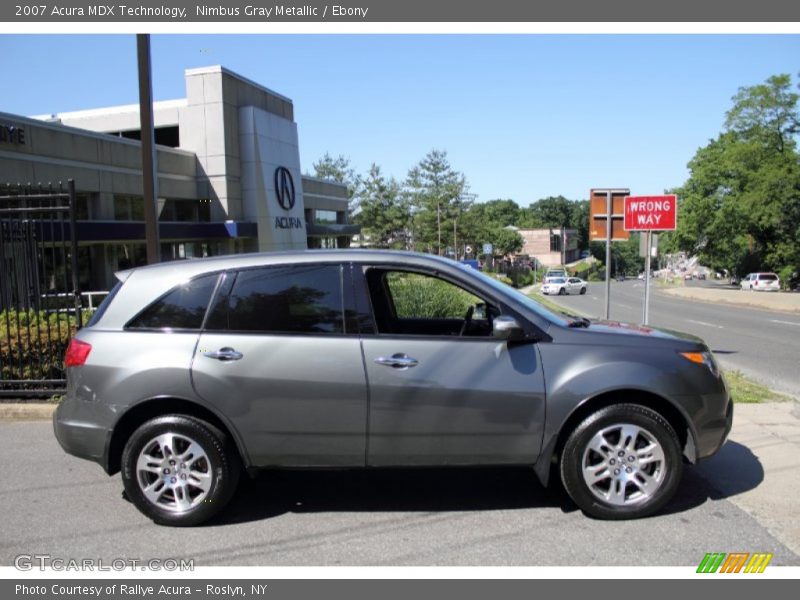 Nimbus Gray Metallic / Ebony 2007 Acura MDX Technology