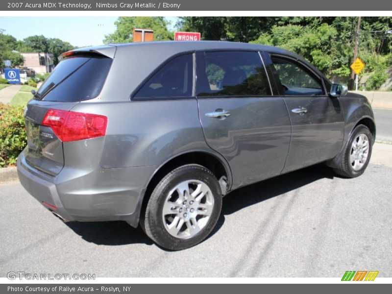 Nimbus Gray Metallic / Ebony 2007 Acura MDX Technology