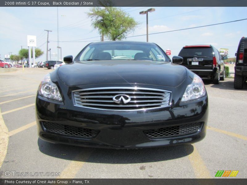 Black Obsidian / Stone 2008 Infiniti G 37 Coupe