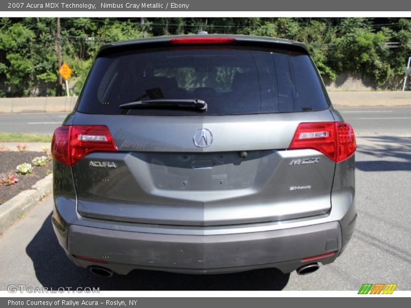 Nimbus Gray Metallic / Ebony 2007 Acura MDX Technology