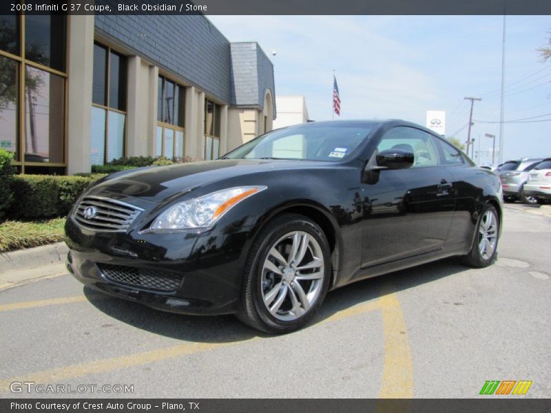 Black Obsidian / Stone 2008 Infiniti G 37 Coupe