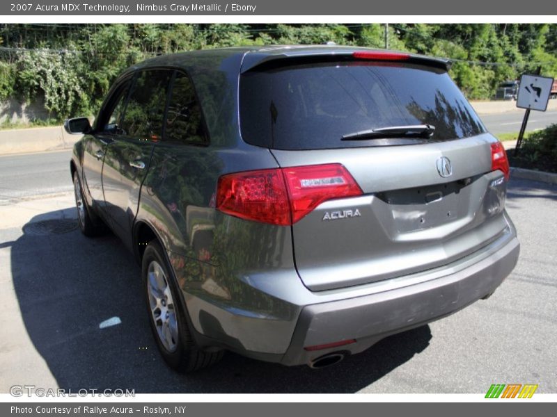 Nimbus Gray Metallic / Ebony 2007 Acura MDX Technology