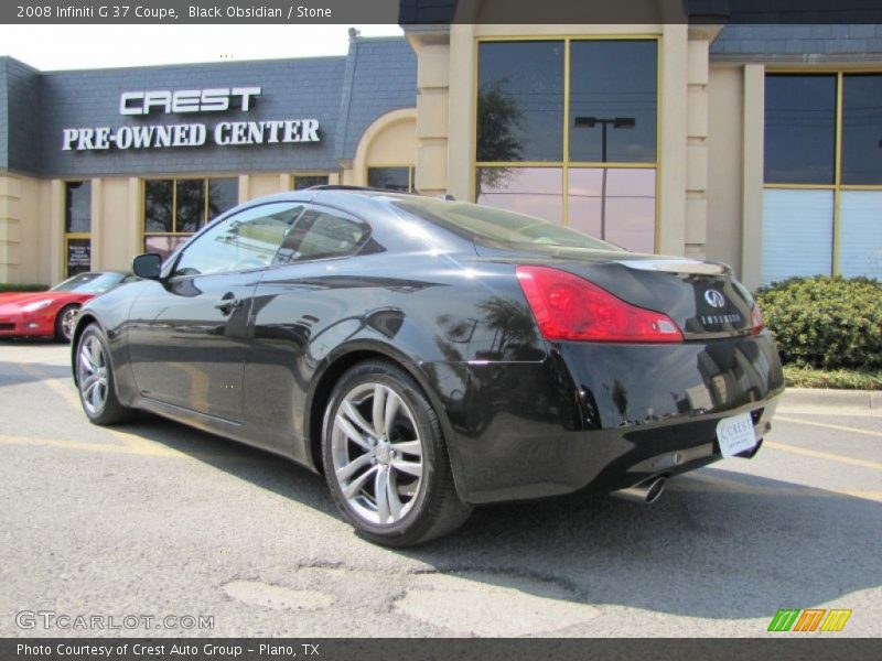 Black Obsidian / Stone 2008 Infiniti G 37 Coupe