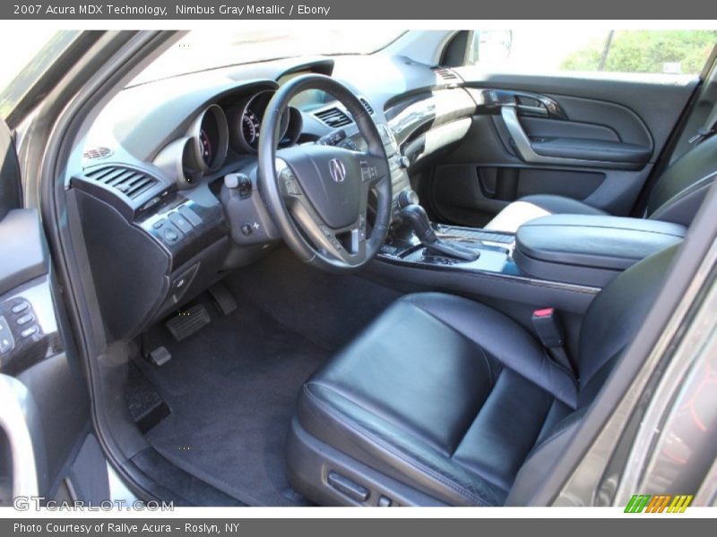 Nimbus Gray Metallic / Ebony 2007 Acura MDX Technology