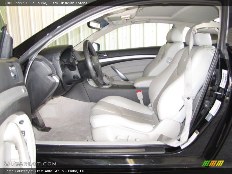 Black Obsidian / Stone 2008 Infiniti G 37 Coupe