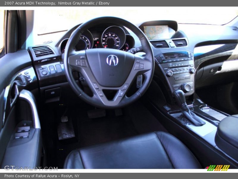 Nimbus Gray Metallic / Ebony 2007 Acura MDX Technology