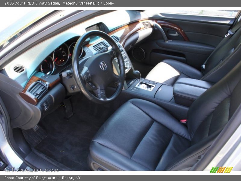 Meteor Silver Metallic / Ebony 2005 Acura RL 3.5 AWD Sedan