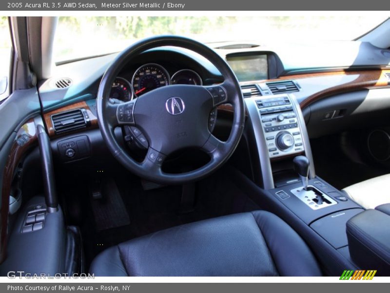 Meteor Silver Metallic / Ebony 2005 Acura RL 3.5 AWD Sedan